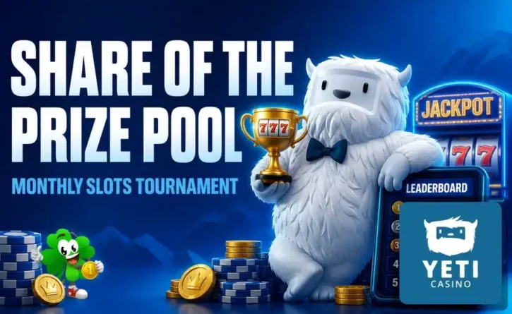 Yeti Casino Slots Tournaments – Win a share £2,500! - featured image detail