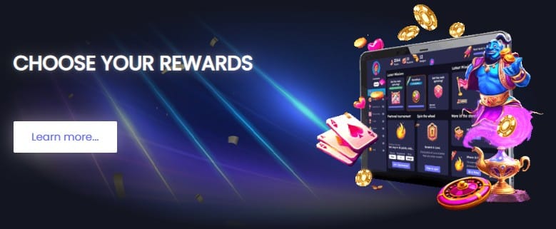 The rewards store at Betrino Casino