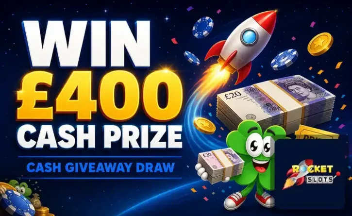 Rocket Slots £400 Cash Giveaway