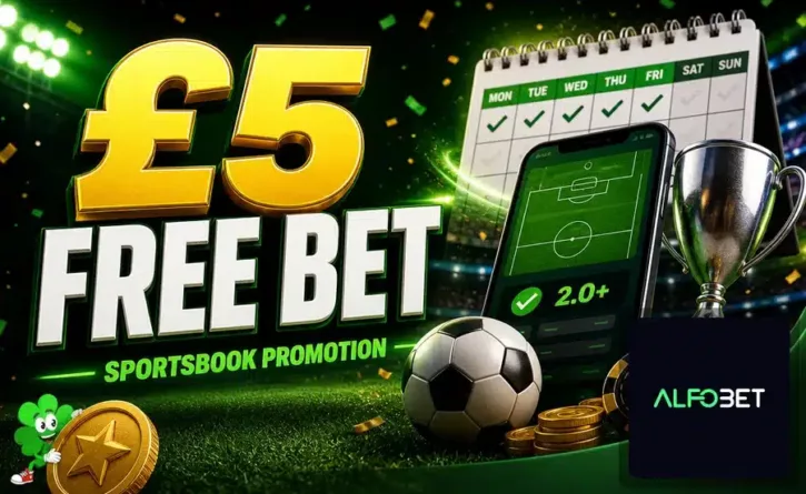 Score a £5 Build A Bet Free Bet With Alfobet Casino