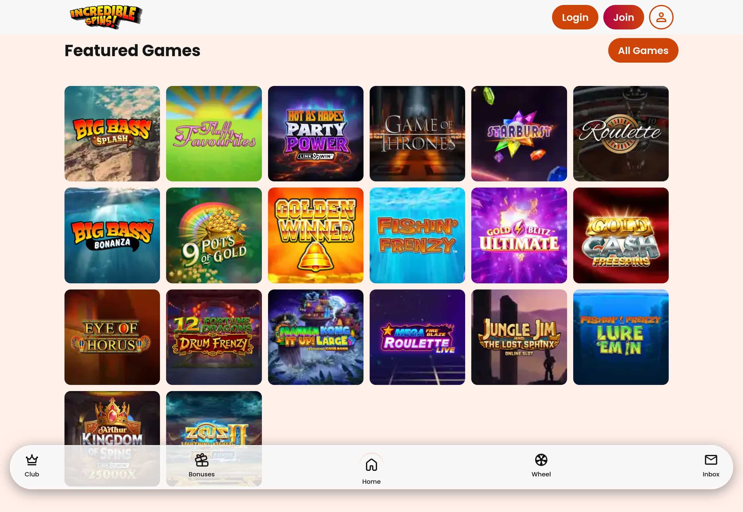 Incredible Spins Casino Review