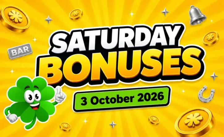 Saturday Bonus Banner